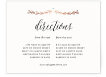 Always Foil-Pressed Direction Cards