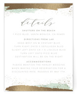 Tide Foil-Pressed Direction Cards