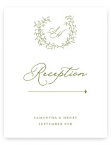 Garden Script Direction Signs