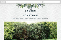 Euca On A Whim Wedding Website