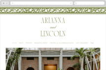 Darcy Wedding Website