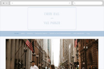 Hamptons Wedding Website