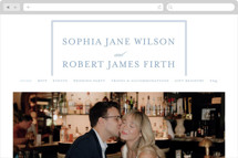 Posh Wedding Website