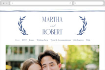 Botanical Dream Wedding Website