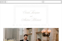 Shell Border Wedding Website