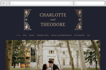 Botanical Tapestry Wedding Website