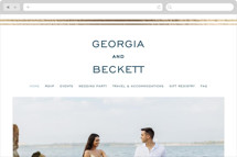 Anchored Wedding Website