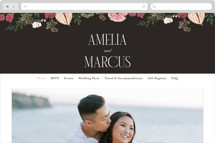 Flouriishing Wedding Website