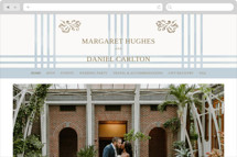 salt and ivory Wedding Website