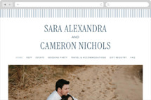 Seashore Wedding Website