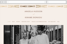 Cultured Element Wedding Website