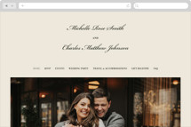 Uptown Formal Wedding Website