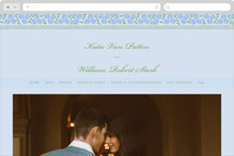Hydrangea Vines Wedding Website