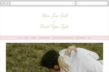 Folk Garden Wedding Website