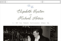 Birds of Paradise Wedding Website