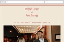 cherry Wedding Website