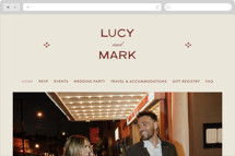 Rose Ink Wedding Website