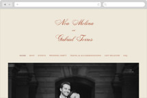 Borders Wedding Website