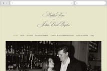 Honeybee Wedding Website