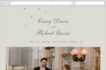Pearls Wedding Website