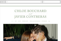 Summer Linen Wedding Website