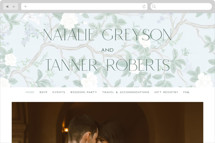 Chinoiserie Wedding Website