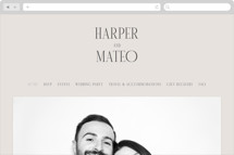 Close-up Wedding Website