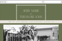 Literary Wedding Website