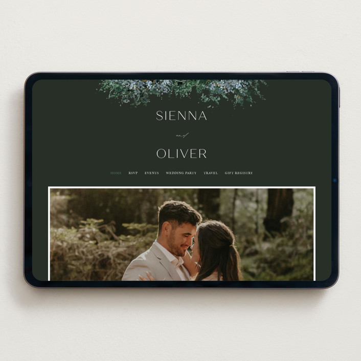 Juniper Wedding Website by Kate Ahn | Minted