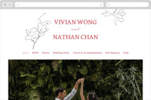 simply happy Wedding Website