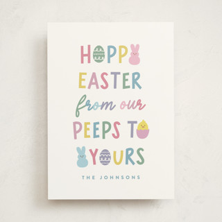 Easter Peeps Easter Cards