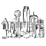 City Skyline Design Element