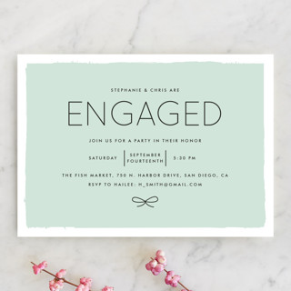 Knotted Engagement Party Invitations