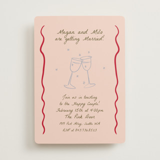 Cup of Love Engagement Party Invitations