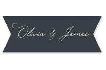A Toast to Love Engagement Party Favor Stickers