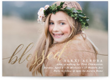 Foil-Pressed Confirmation Invitations