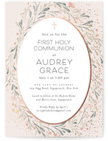 graceful Foil-Pressed Confirmation Invitations