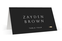 Twilight Foil-Pressed Place Cards - Fish