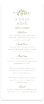 Posy Foil-Pressed Long Menus
