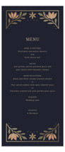 Botanical Tapestry Foil-Pressed Long Menus