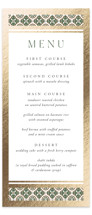 Kareem Foil-Pressed Long Menus