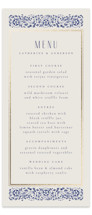 Tiled Romance Foil-Pressed Long Menus