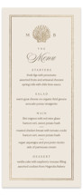 Seaside Foil-Pressed Long Menus