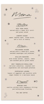 Supernova Foil-Pressed Long Menus