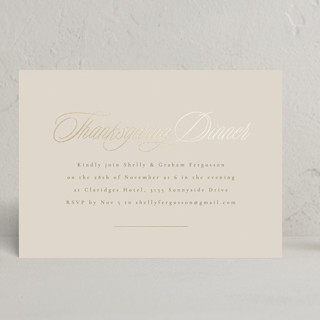 Tradition Foil-pressed Party Invitation