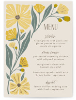 storybook garden Foil-Pressed Party Menus