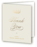 Belle of the Ball Foil-Pressed Quinceanera Thank You Cards