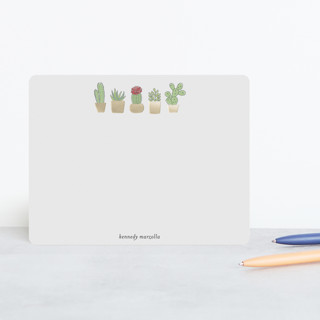 Cactus Fig. 2 Foil-Pressed Stationery