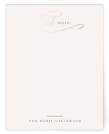Oh Hello Foil-Pressed Stationery
