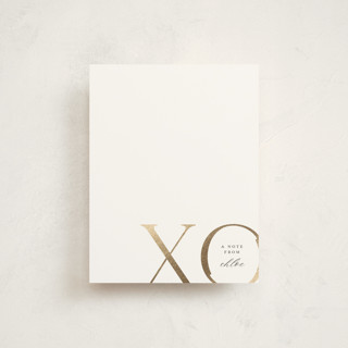 XO Foil-Pressed Stationery